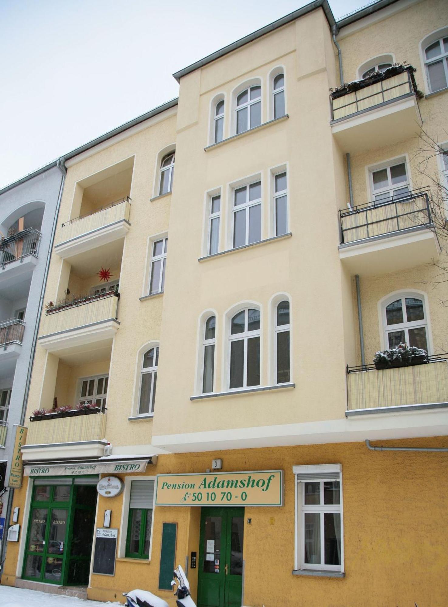 Hotel-Pension Adamshof Berlin Dış mekan fotoğraf
